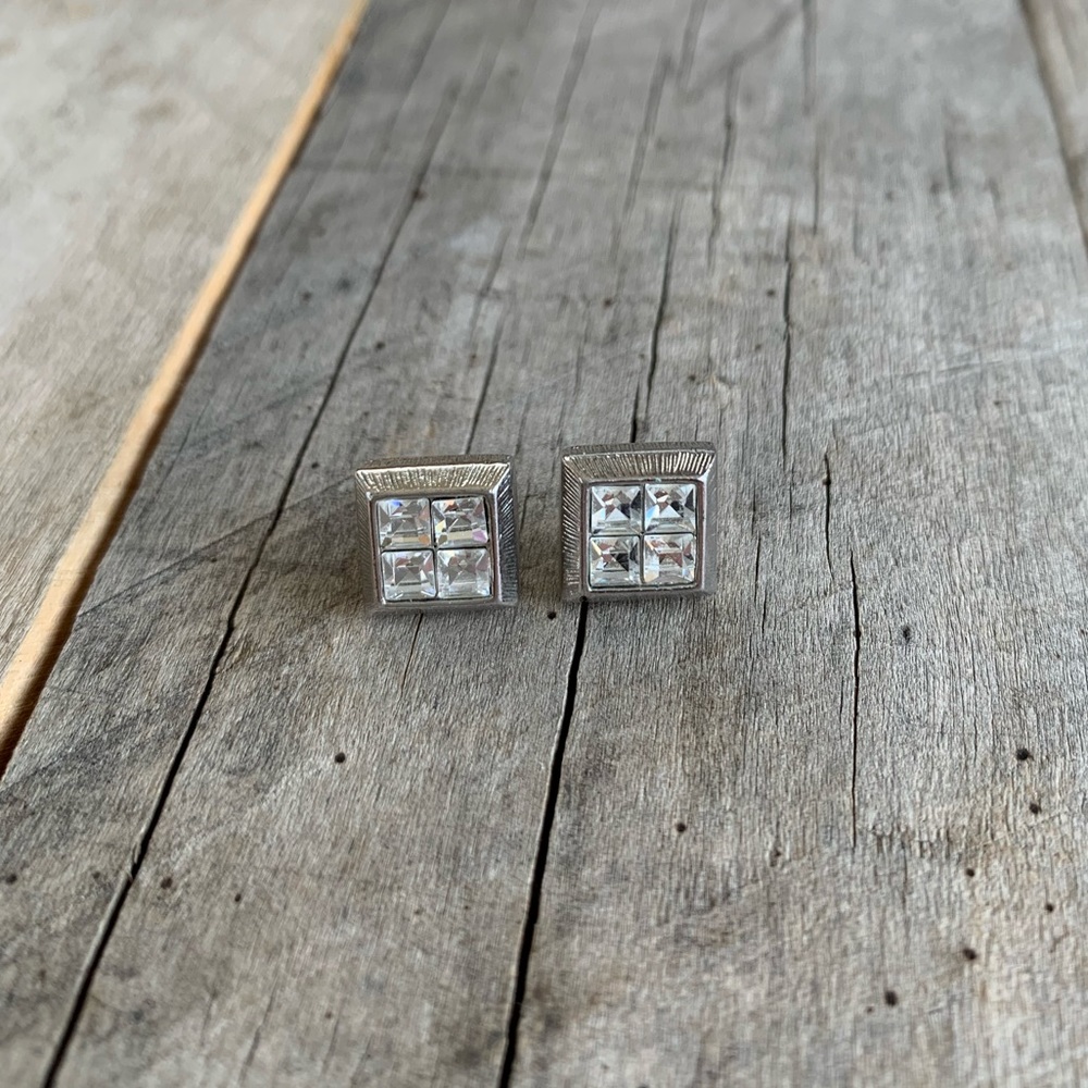 Givenchy : Crystal Stud Earrings